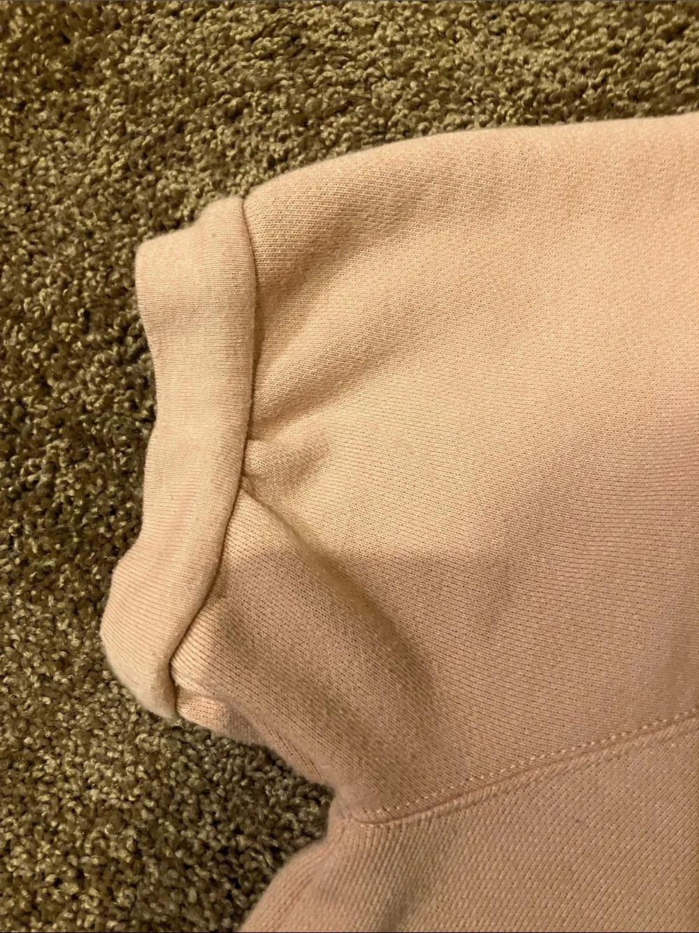 MADEWELL. Size XS. Peach colored short sleeve sweatshirt. Would fit a Small. EUC - Picture 3 of 7